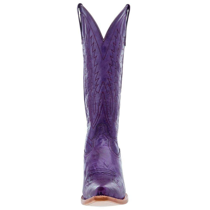 Black Star Women`s Victoria Plum 15 In Top Cowgirl Boot