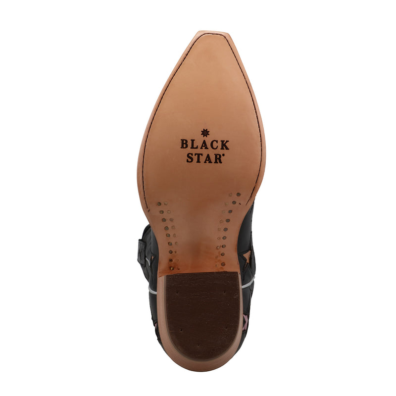 Black Star Women`s Houston 12 In Midnight Multi Top Cowgirl Boot