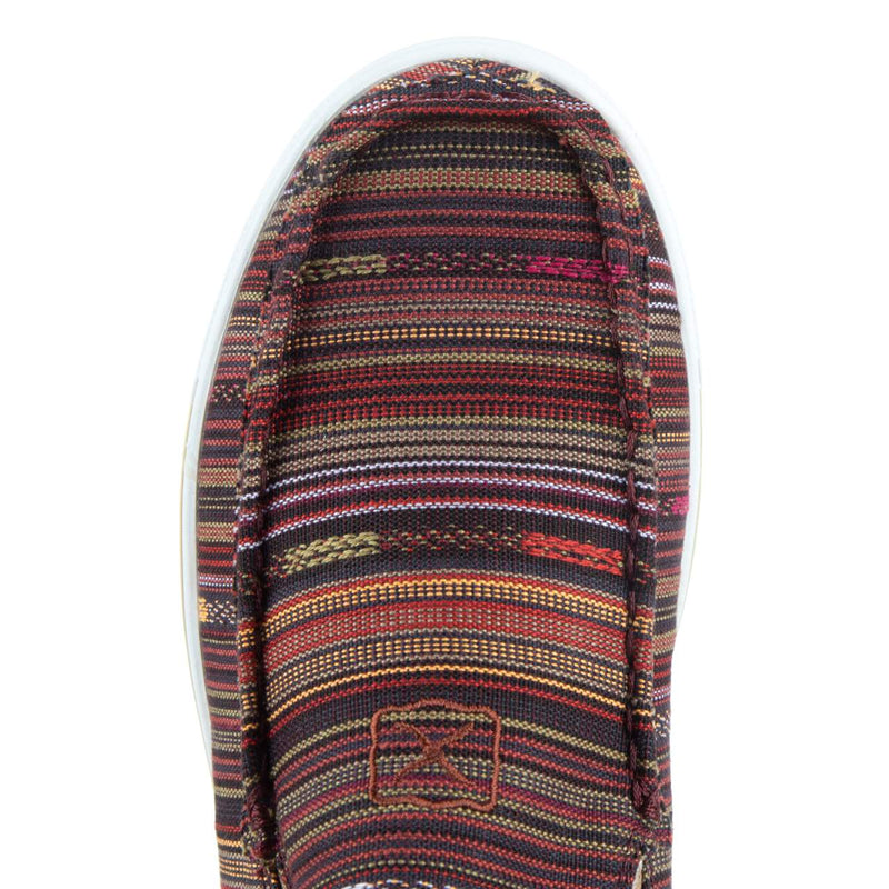 Twisted X Women's Merlot Multi Slide On Casual Shoe