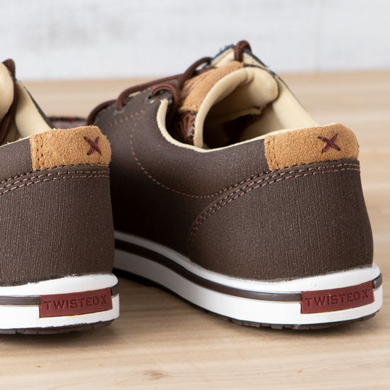 Twisted X Women`s Cocoa Tooled Brown Kicks Casuals