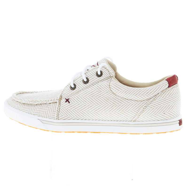 Twisted X Women's Sand and White Shoes