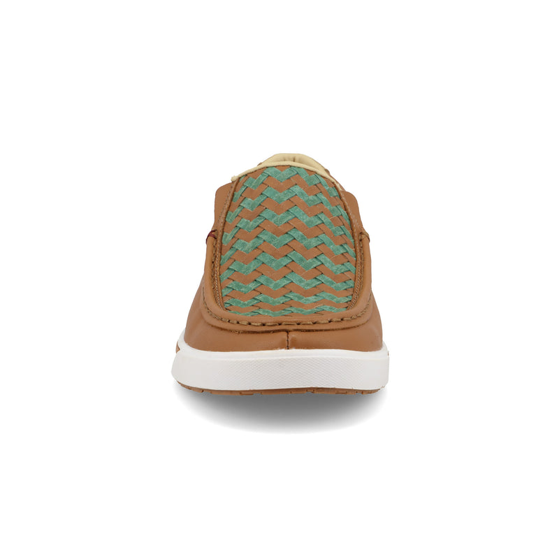 Twisted X Women`s Ginger and Green Slip-On 4-H Kicks