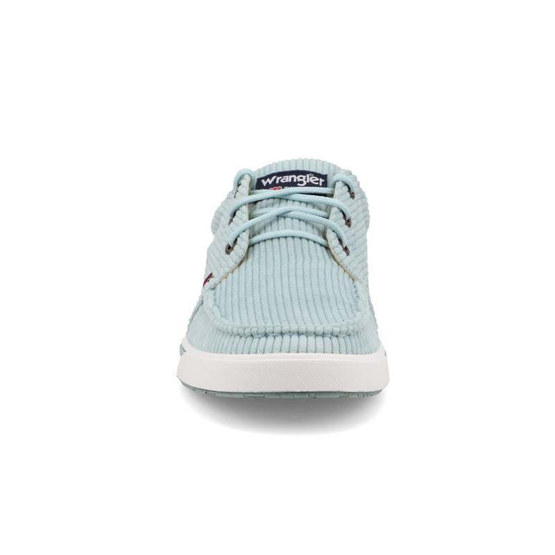 Twisted X Women`s Wrangler by Iced Aqua Corduroy Lace Up Kick