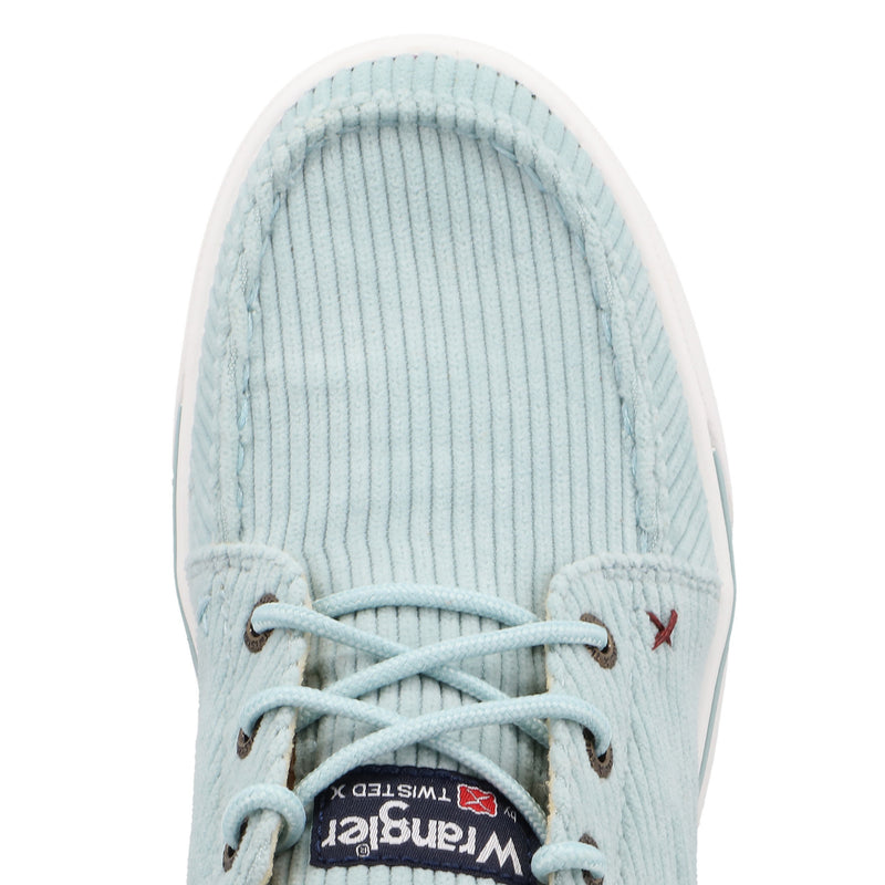Twisted X Women`s Wrangler by Iced Aqua Corduroy Lace Up Kick