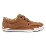 Twisted X Women`s Wrangler by X Tan Corduroy Lace Up Kick