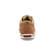 Twisted X Women`s Wrangler by X Tan Corduroy Lace Up Kick