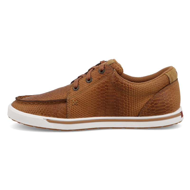 Twisted X Women`s Camel Snake Print Kick Casual