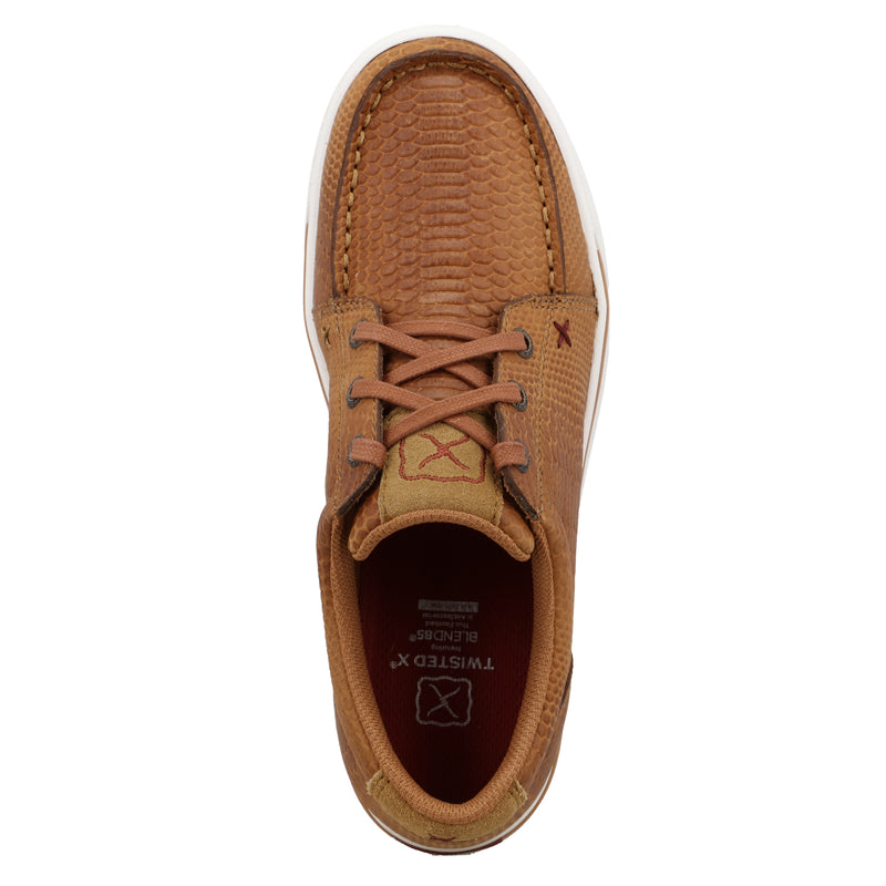 Twisted X Women`s Camel Snake Print Kick Casual
