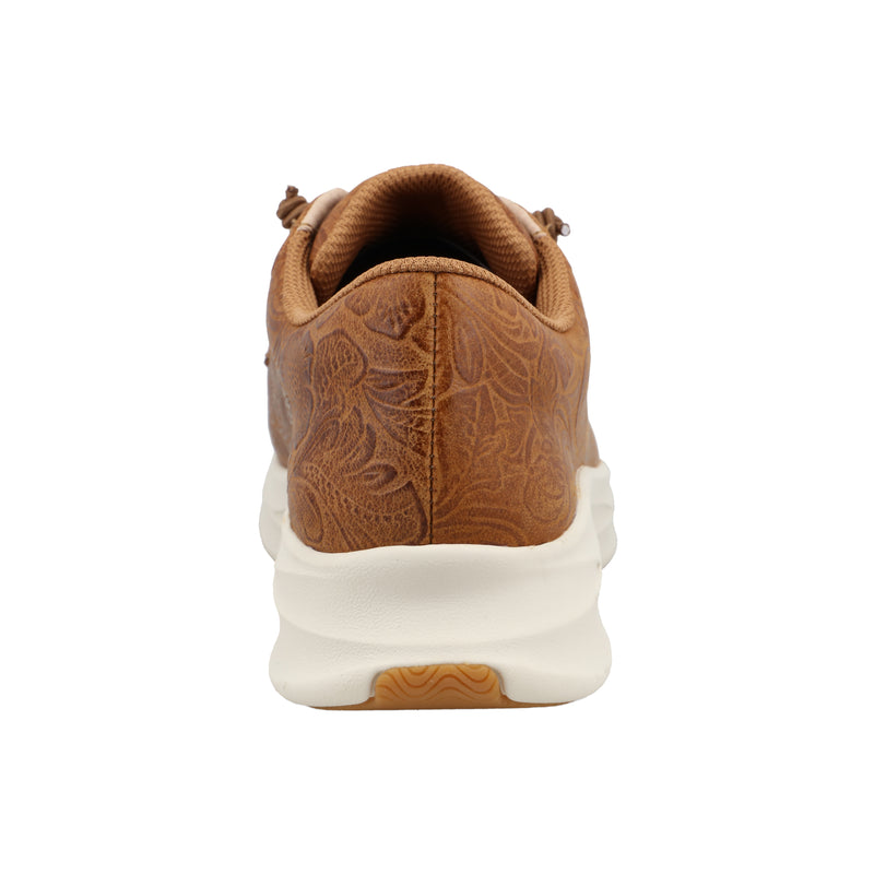 Twisted X Womens Floral Embossed Spice Ultralite X Casual Shoe