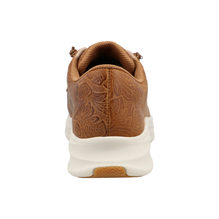 Twisted X Womens Floral Embossed Spice Ultralite X Casual Shoe
