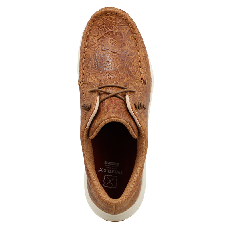 Twisted X Womens Floral Embossed Spice Ultralite X Casual Shoe