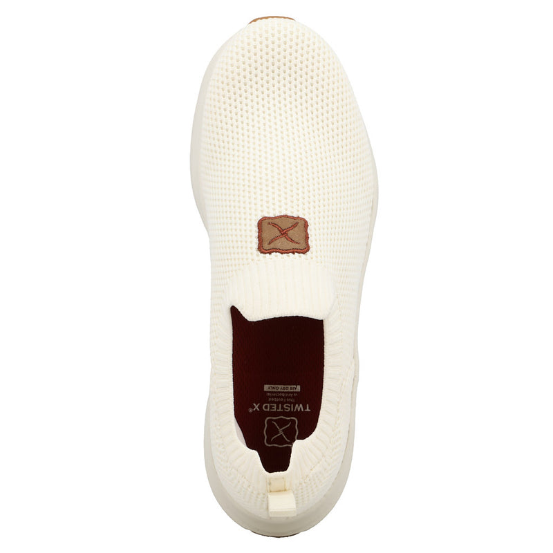 Twisted X Women`s Ivory Slip On Feather X Casual