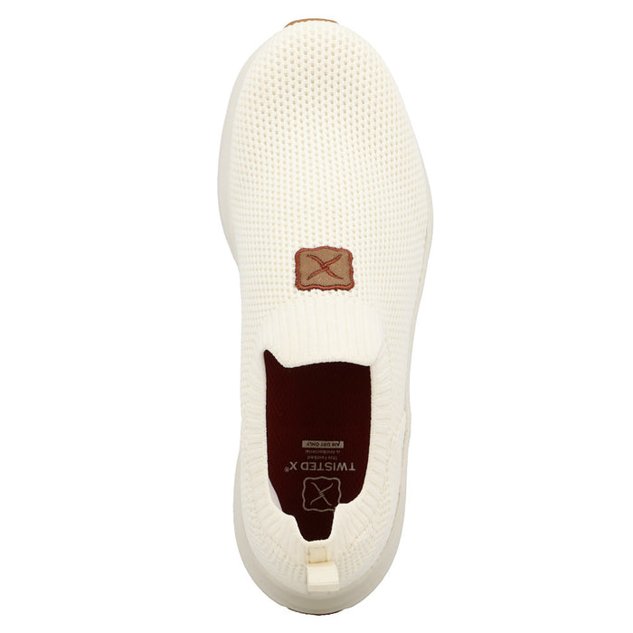 Twisted X Women`s Ivory Slip On Feather X Casual
