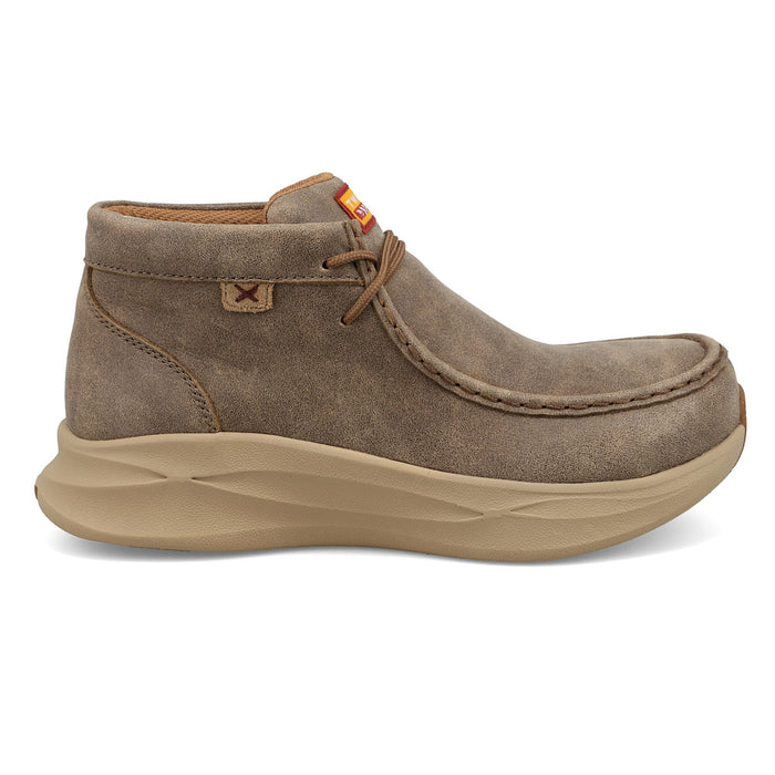 Twisted X Women`s Lace Up Ultralite 6In Brown Bomber Steel Toe Work Boot