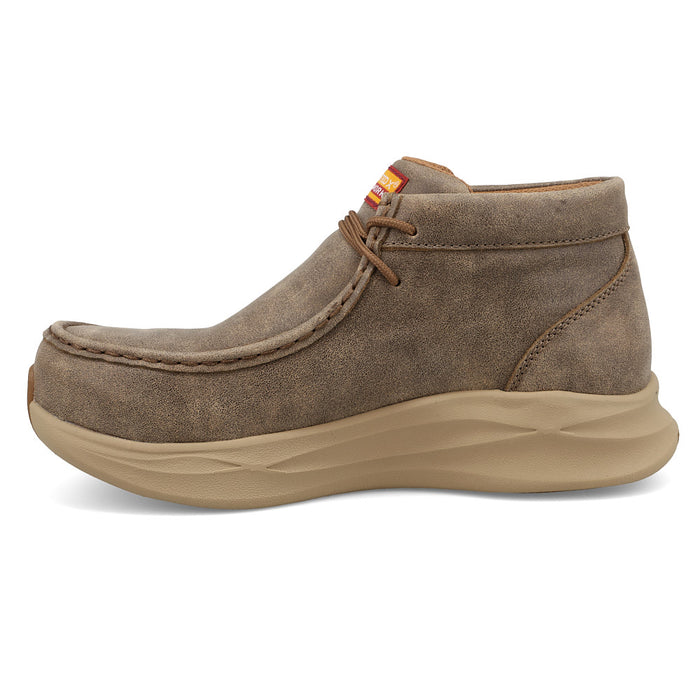 Twisted X Women`s Lace Up Ultralite 6In Brown Bomber Steel Toe Work Boot