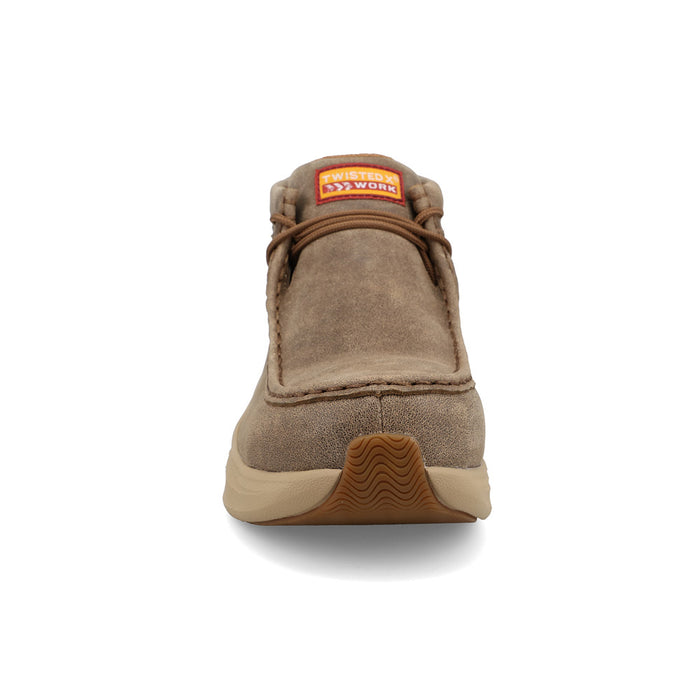 Twisted X Women`s Lace Up Ultralite 6In Brown Bomber Steel Toe Work Boot
