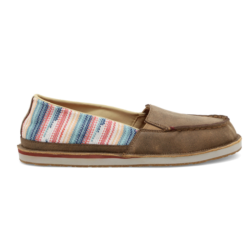 Twisted X Women's Bomber & Pink Multi Slip-On Loafer Shoes