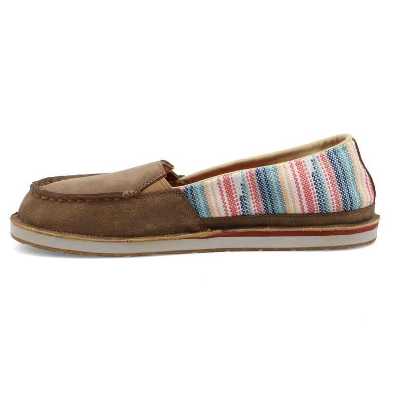 Twisted X Women's Bomber & Pink Multi Slip-On Loafer Shoes