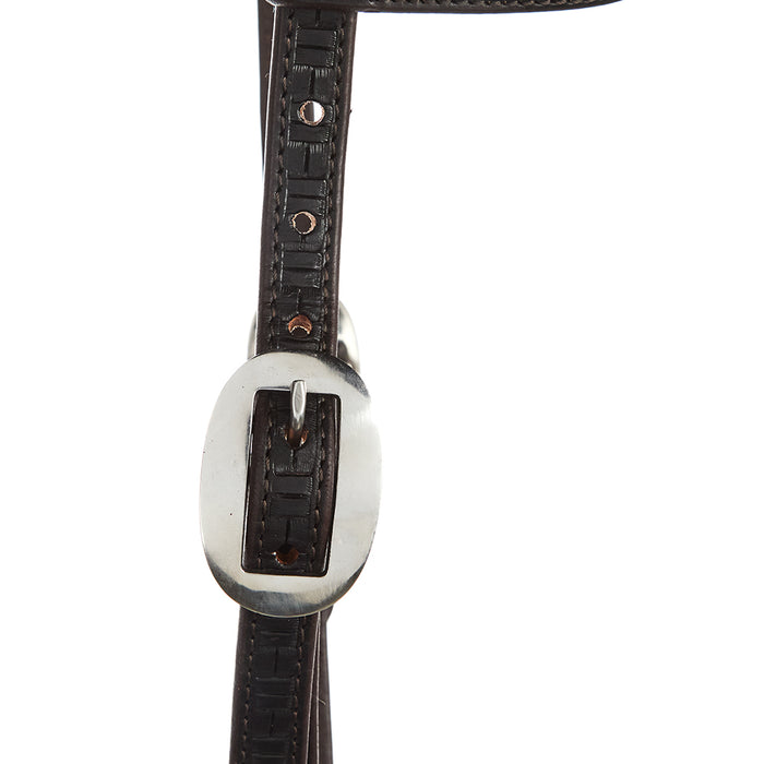 WD Tack Heavy Oil Brick Tooling 5/8 inch Single Ear Headstall