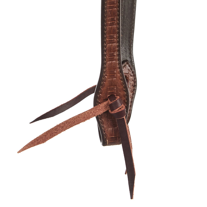 WD Tack Medium Oil Brick Tooling 5/8 inch Single Ear Headstall