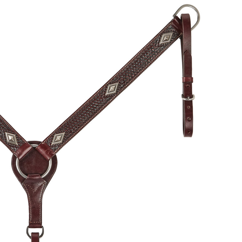 WD Tack Diamond Stamp Heavy Oil 1 1/2 inch Straight Breast Collar