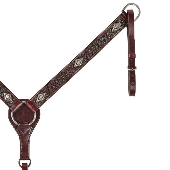 WD Tack Diamond Stamp Heavy Oil 1 1/2 inch Straight Breast Collar