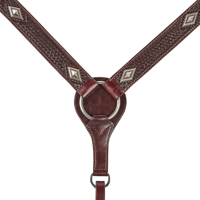 WD Tack Diamond Stamp Heavy Oil 1 1/2 inch Straight Breast Collar
