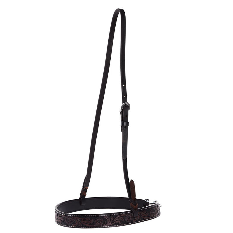 WD Tack Heavy Oiled Antique Floral Noseband