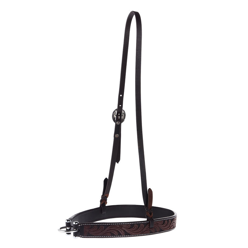 WD Tack Heavy Oiled Floral Tooled Noseband