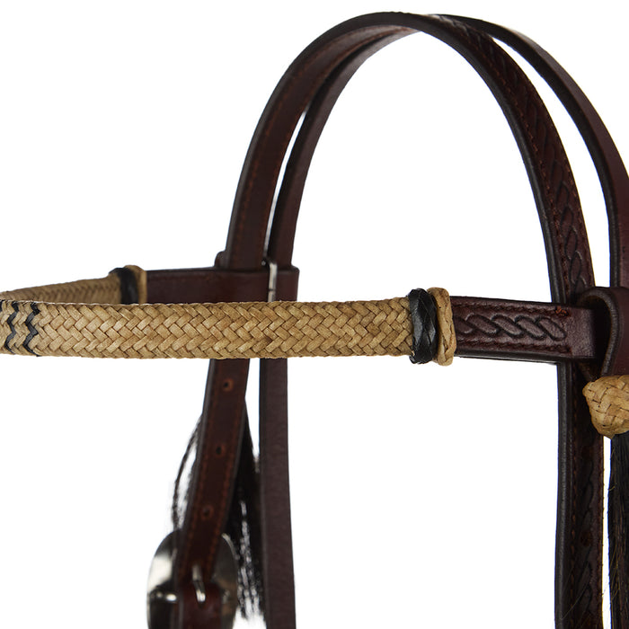 WD Tack Natural Rawhide Browband Headstall