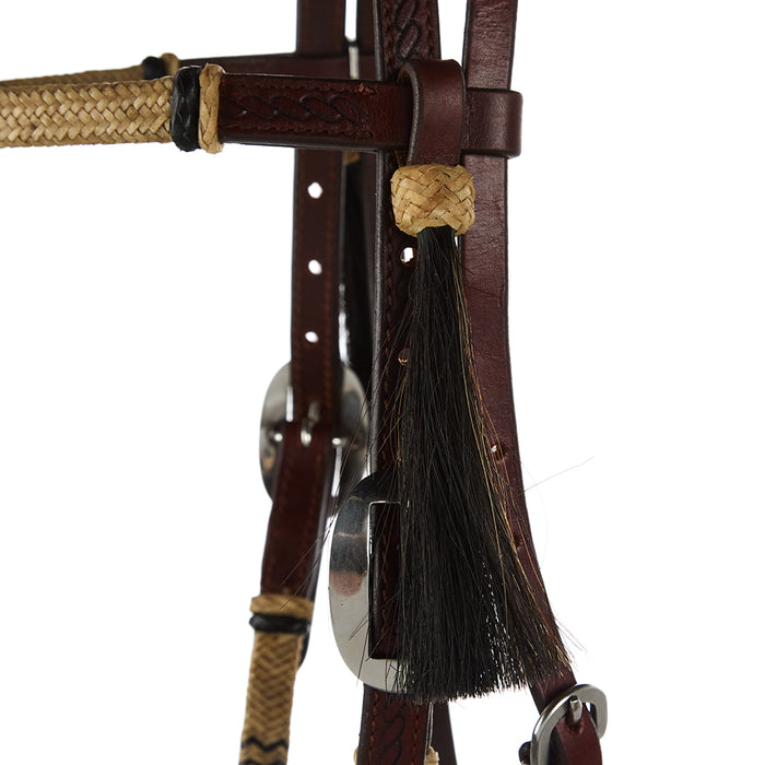 WD Tack Natural Rawhide Browband Headstall