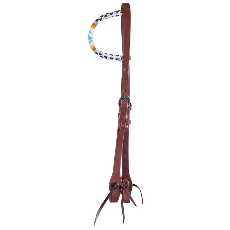 Wd Tack Baja Pony Club Beaded Single Ear Headstall