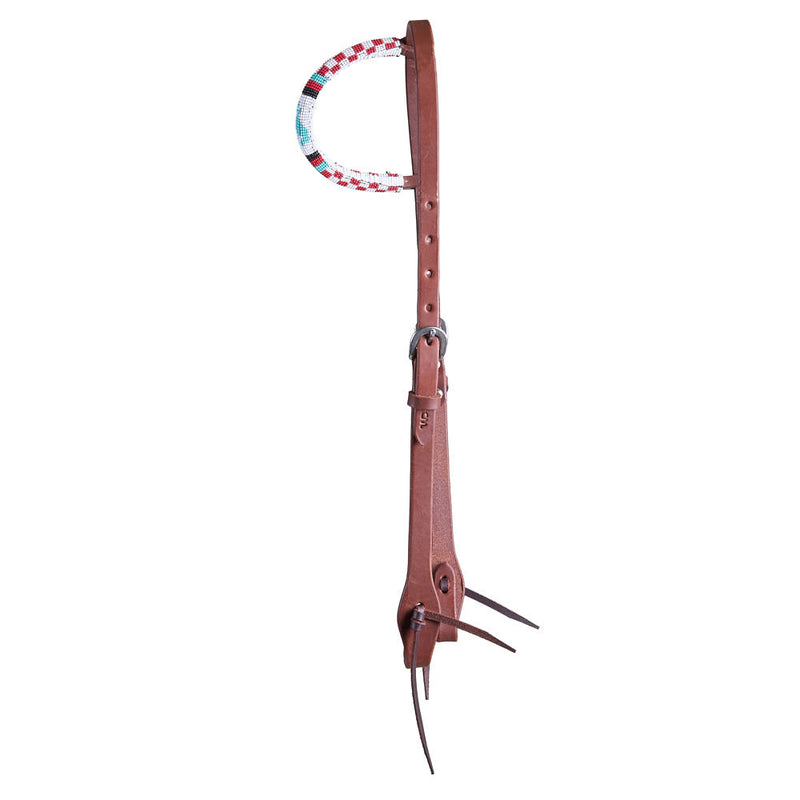 Wd Tack Zuni Pony Club Beaded Single Ear Headstall
