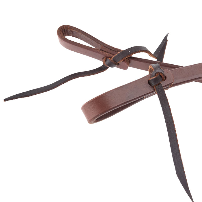 WD Tack 5/8in x 7ft Heavy Oil Harness Leather Split Reins