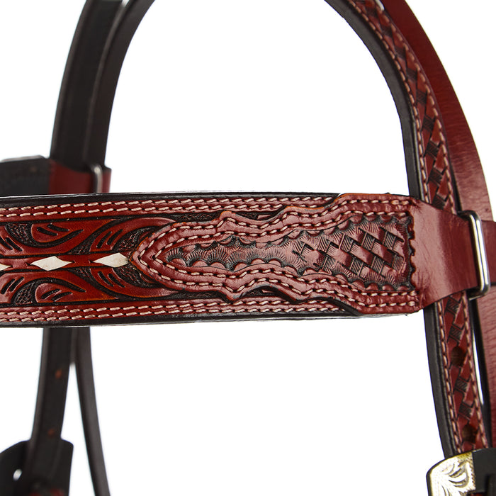 WD Tack Buckstitch Ranger Browband Headstall