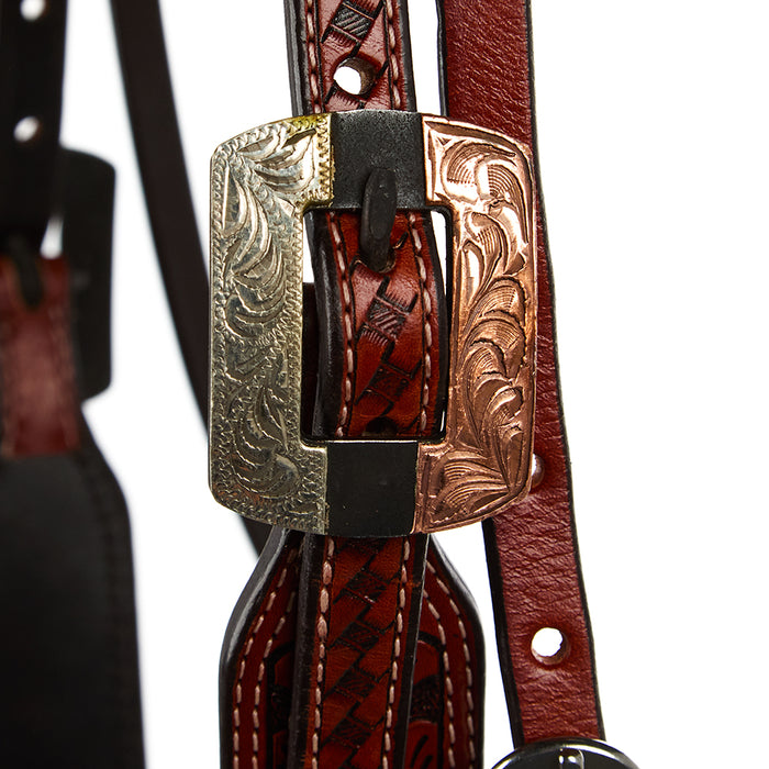 WD Tack Buckstitch Ranger Browband Headstall