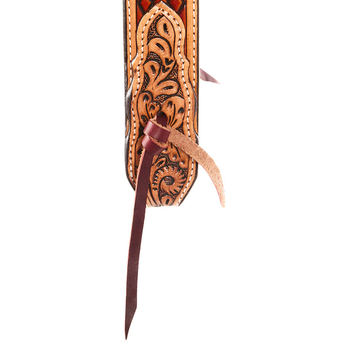WD Tack Chestnut Diamond Tooling Ranger Browband Headstall
