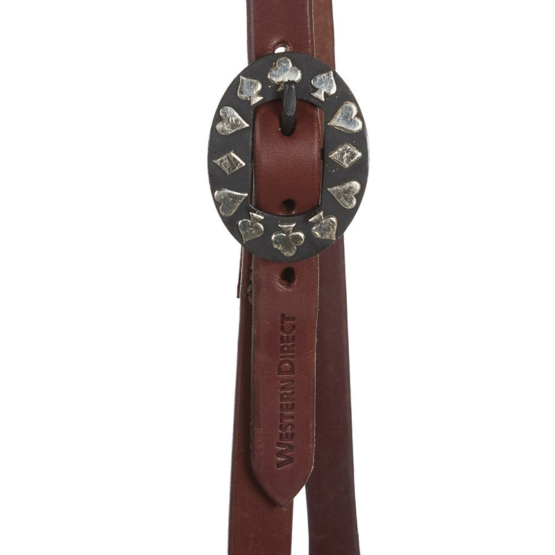 WD Tack Heavy Oil Harness Leather Card Suite Single Buckle Single Ear Headstall