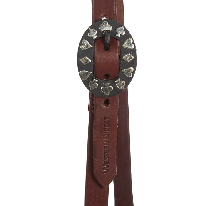 WD Tack Heavy Oil Harness Leather Card Suite Single Buckle Single Ear Headstall