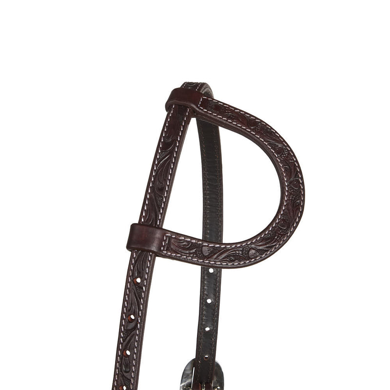 WD Tack Heavy Oiled Dark Oak Single Ear Headstall
