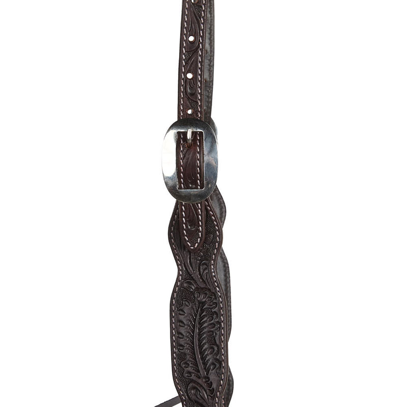 WD Tack Heavy Oiled Dark Oak Single Ear Headstall