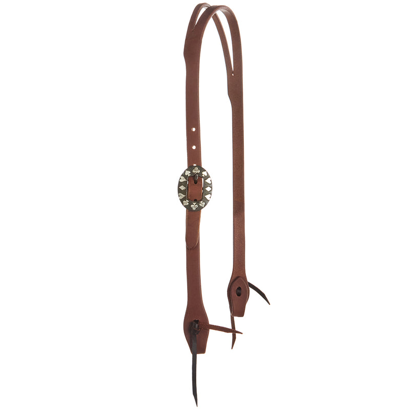 WD Tack Heavy Oil Harness Leather Card Suite Single Buckle Slit Ear Headstall