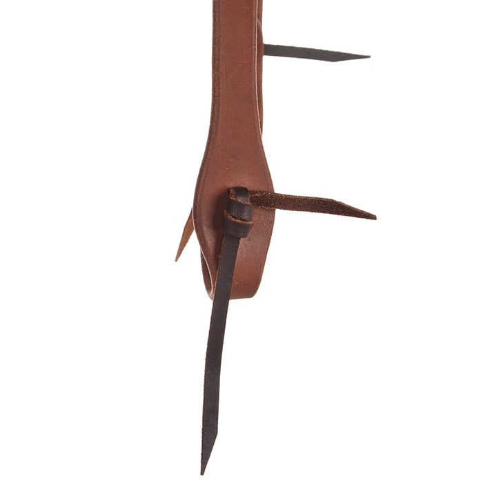 WD Tack Heavy Oil Harness Leather Double Flower Buckle Slit Ear Headstall