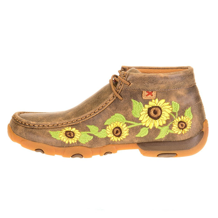 Twisted X Women's Sunflower Driving Moc