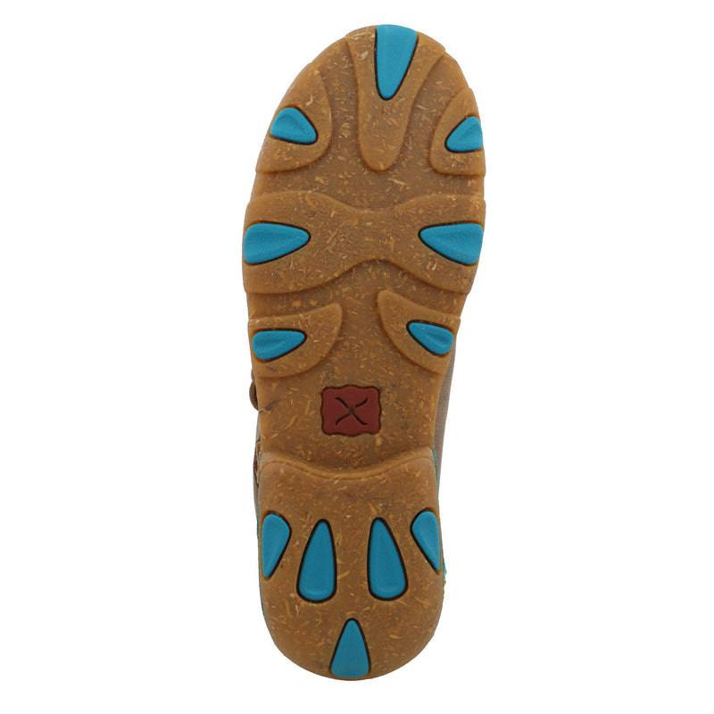 Twisted X Women`s Bomber Turquoise Chukka Driving Moc
