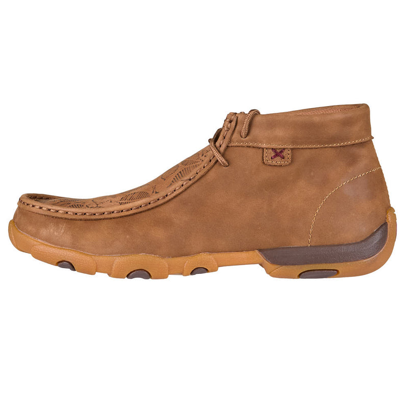 Twisted X Women's Bronze Shimmer Chukka Driving Moc