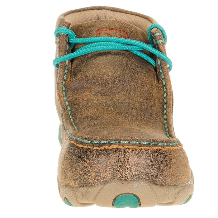 Twisted X Women's Bomber Turqupise Alloy Toe Driving Moc
