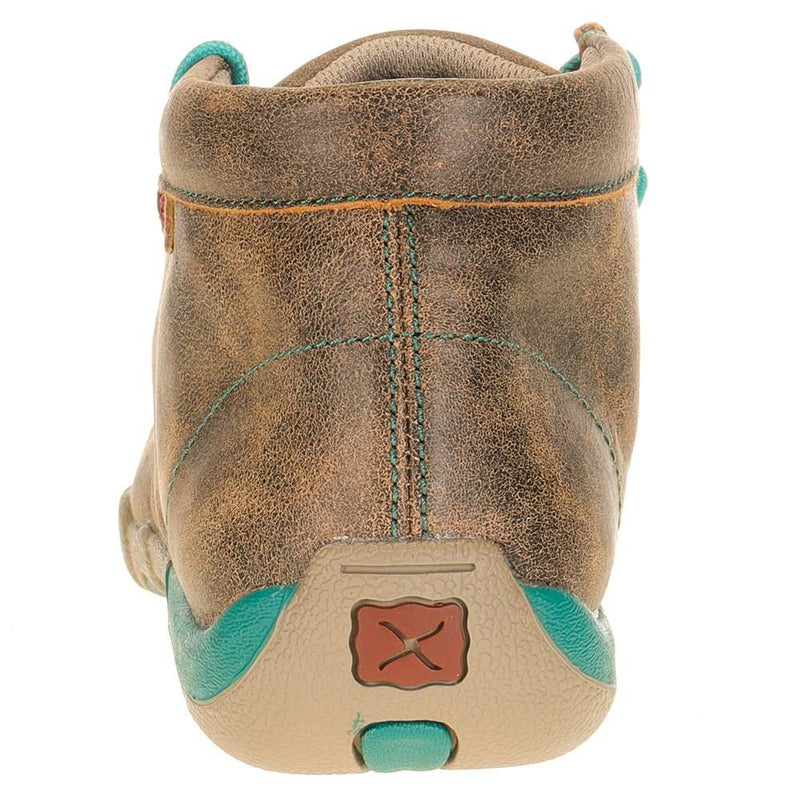 Twisted X Women's Bomber Turqupise Alloy Toe Driving Moc