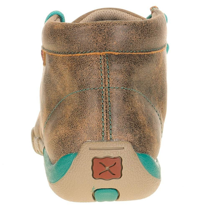 Twisted X Women's Bomber Turqupise Alloy Toe Driving Moc