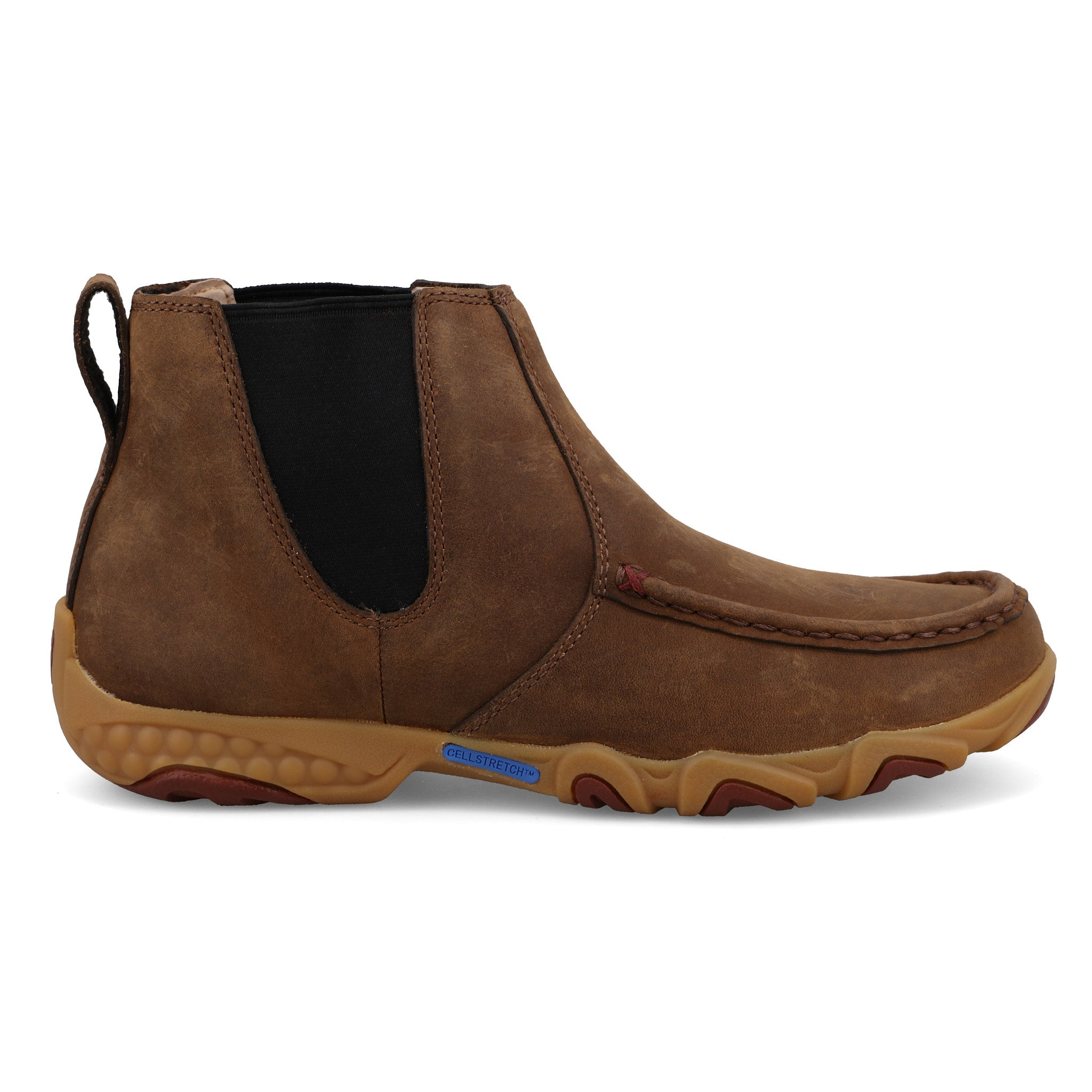 Twisted X Womens Brown 4In Chelsea Driving Moc Casual